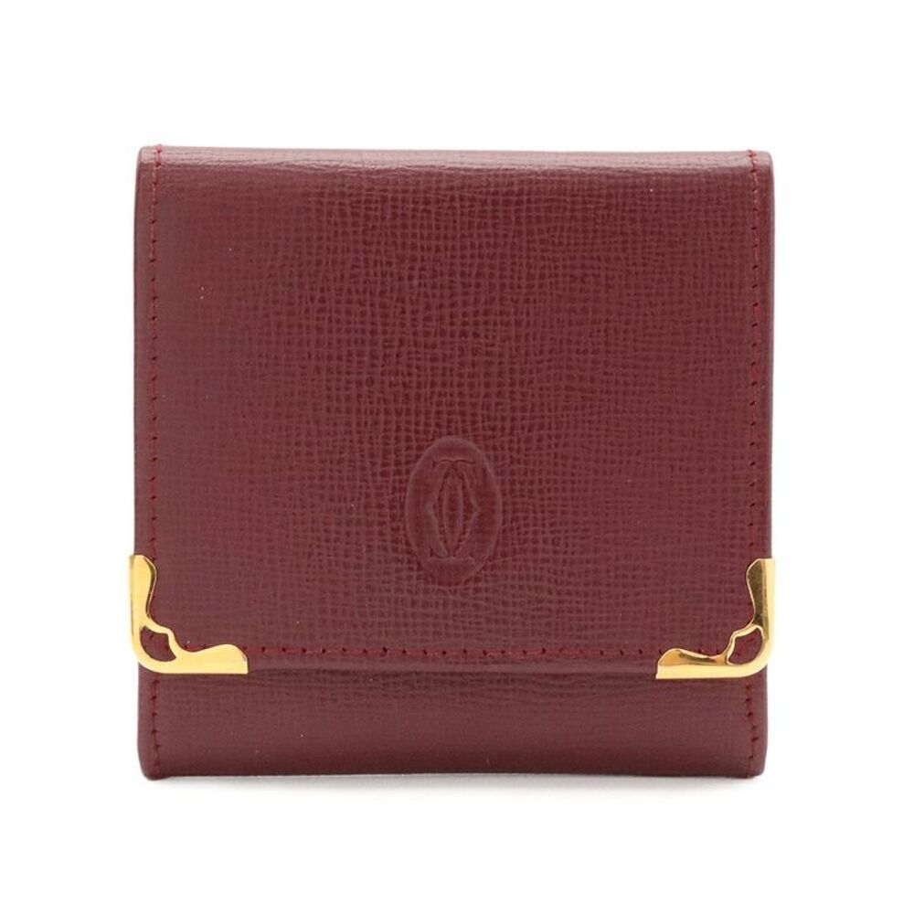 Cartier Must de Cartier Leather Coin Purse